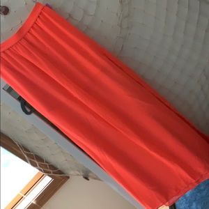 Neon Pink Maxi Skirt